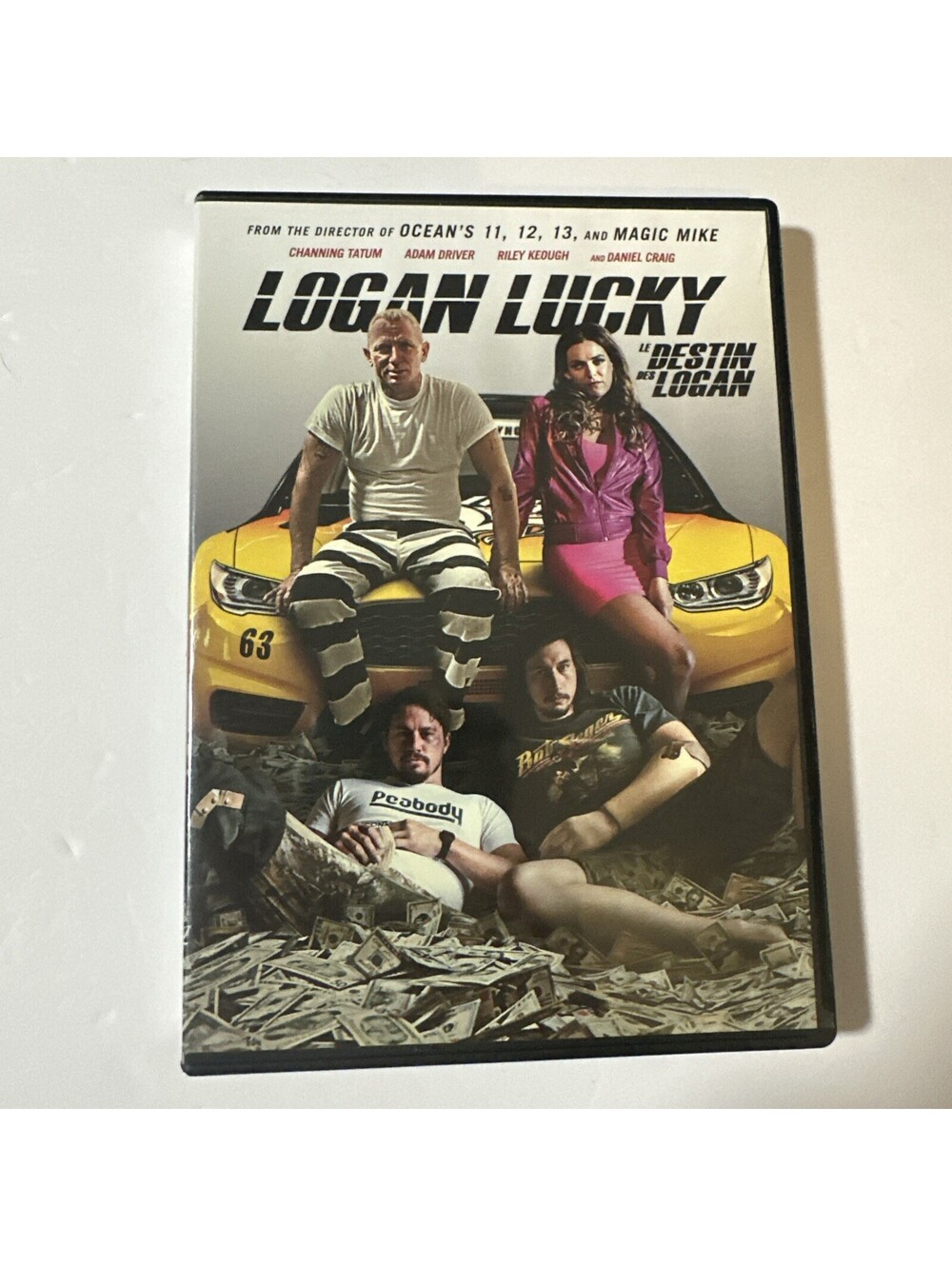Logan Lucky (DVD, 2017) Channing Tatum Daniel Craig Riley Keough Adam Driver